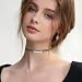 ClcIosis 6 Stück Choker Kette Damen, Schwarz Velvet Halsband Frau Elegantes Mehrschichtiges Design Für Dancing Geburtstag Party Cosplay