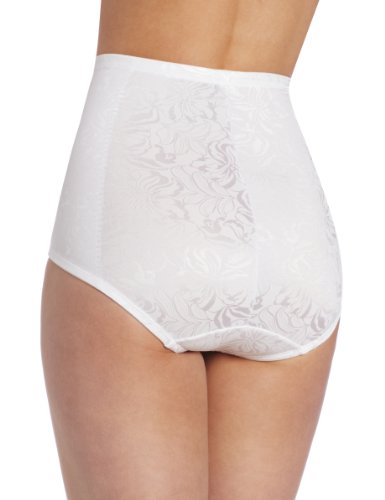 Maidenform Flexees Women's Shapewear Brief Firm Control, White, Large