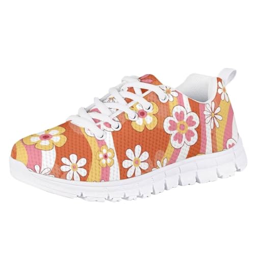 Pinupub Kids Running Shoe for Boys Girls Lace-up Running Tennis Sneakers Casual Sports Shoes