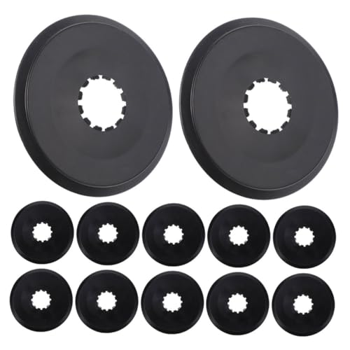 Toddmomy 12pcs Bike Wheel Set Protection Sprocket Chainring Guards Lightweight for Mountain Bikes