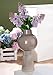 Produktbild GILDE Vase Balazar Keramik grau glänzend Höhe 40 cm Durchmesser 22 cm Dekoration Wohnaccessoire Geschenkidee Inneneinrichtung