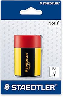 Staedtler 511 004 Noris Pencil Sharpener Black Round Pack of 1 on Blister Card