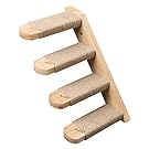 FUKUMARU Cat Climbing Shelf Wall Mounted, Four Step Cat Stairway with Jute Scratching for Cats Perch Platform Supplies, 40 x 22 cm, Right to Left