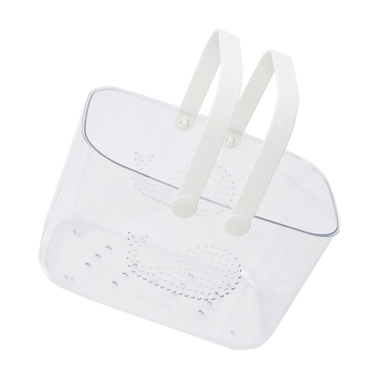 Cesta De Portátil De Plástico Transparente Para Baño Organizador Multifuncional De Gran Capacidad Para Hogar y Cocina