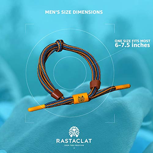 Rastaclat Original Hand Braided Aurora & Void Adjustable Bracelets For All Ages (2 Pack) Great For Couples #TOP5