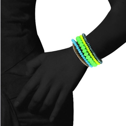 Philae H01-fluo jaune et fluo vert et bleu-S