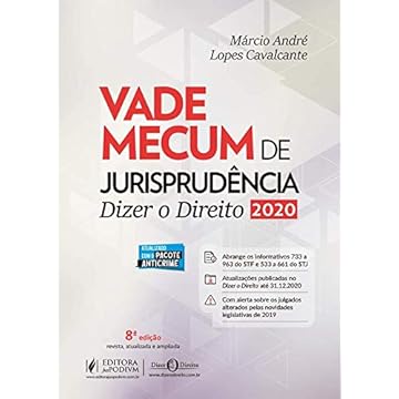 Capa do livro Vade Mecum de Jurisprudência: Dizer o Direito