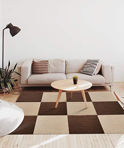 ジョイントマット 45*45cm 40枚 ブラウン濃/薄 タイルカーペット ずれない 防音 洗えるカーペット ペット用 パンチカーペット ペット/高齢者の滑り止め対策