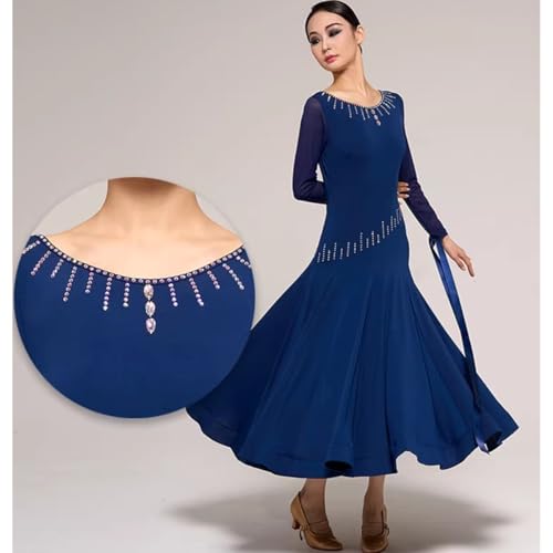 Robe de compétition de valse coupe queue de poisson femmes - 2
