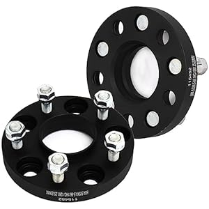 Buranifusion 2Pcs 20Mm Wheel Spacers 5X114.3 5X4.5 12X1.25 (Black),Simple Installation,Fast Delivery,Free Return And Exchange 8 41las mkjdl. sl500 . ss300