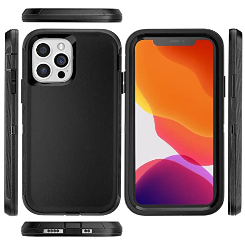 Coque iPhone 11 Pro de qualité militaire robuste avec clip noir - 2