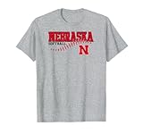 Nebraska Cornhuskers Softball Laces Gray Officially Licensed T-Shirt