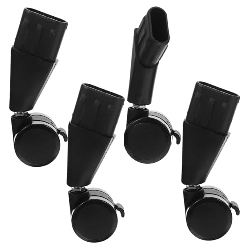 Mipcase 4pezzi Rotelle Girevoli Per Sedie Ufficio Ruote Resistenti e Silenziose Per Sostituzione Adatte Pavimenti Tappeti