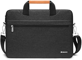 NIDOO 11.6-12 Inch Laptop Briefcase Carrying Bag Water-Resistant Computer Sleeve Case for 12.9" iPad Pro / 11.6" Dell Inspiron 11 / Lenovo Chromebook C330 C340 ThinkPad Yoga/HP Stream 11, Dark Grey