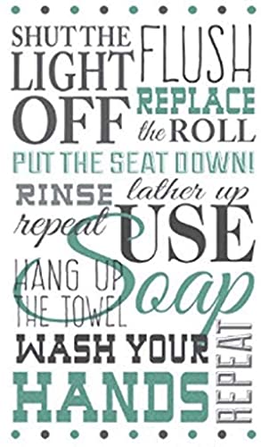 Amscan Paper Towels for Guests: Bathroom Etiquette