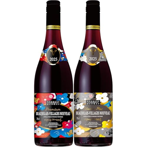 【フルボトル2本セット】ジョルジュ デュブッフ ボジョレー ヴィラージュ ヌーヴォー ×1本 セレクション プリュス ×1本 [750ml×2本][2025年11月20日解禁]