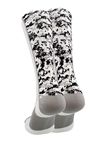 Image of TCK Athletic Crew Socks Digital Camo Football Basketball Lacrosse