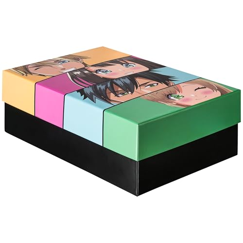 Altezza: 120 mm FALKEN Scatola originale Manga Made in Germany 120 mm di altezza DIN A4. Scatola con coperchio in cartone resistente con rivestimento in plastica, adatta come confezione regalo, Mangabox, scatola da