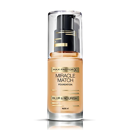 Max Factor Miracle Match Foundation, No. 47 Nude Max Factor Miracle Match Foundation, No. 47 Nude