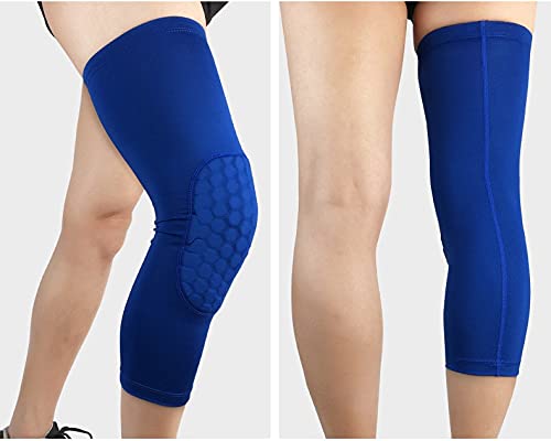 Ginocchiere da basket Protector Manicotto compressione nido d'ape Schiuma Ginocchiera Fitness Pallavolo Supporto
