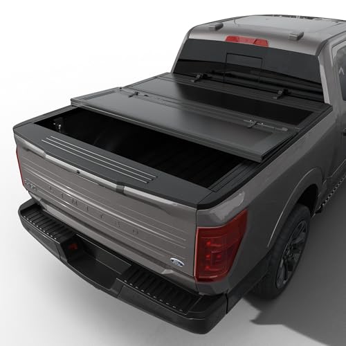 Image of Tutel Low Profile Hard Shell Flip-Up Truck Bed Tonneau Cover|Fits 2015-2026 Ford F-150 6.5' Bed (78 inch) - TTLTMLPFU017