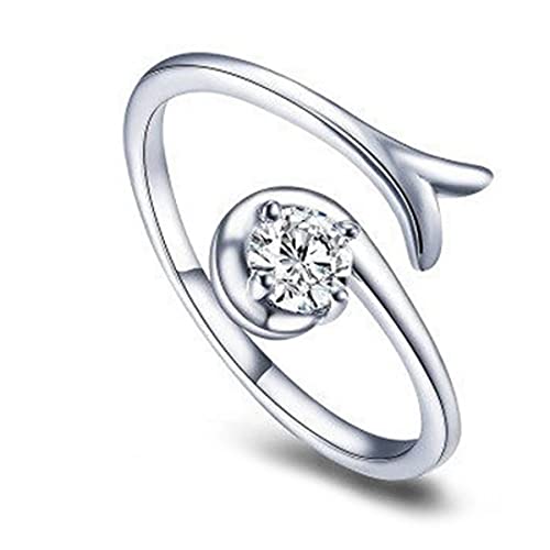 24 JOYAS Anillos Signos del Zodiaco Ajustables con Circonitas 5A. Joyería Horóscopo Personalizada y redimensionable para mujer, cumpleaños, aniversario o regalo romántico (CAPRICORNIO)