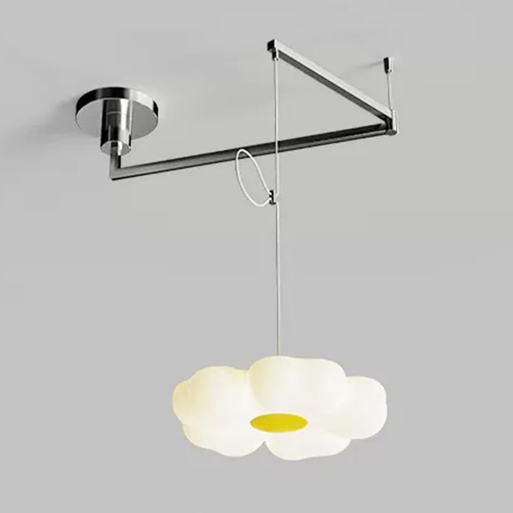 Lustre à bras long pliable pour illuminer une grande table de salle à manger