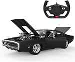 VOLTZ TOYS 1/16 Échelle RC Voiture, compatible avec Dodge Charger R/T sous licence avec le modèle de voiture à télécommande pour enfants et adultes avec sons, hottes et portes ouvertes et lumières, meilleur cadeau idéal