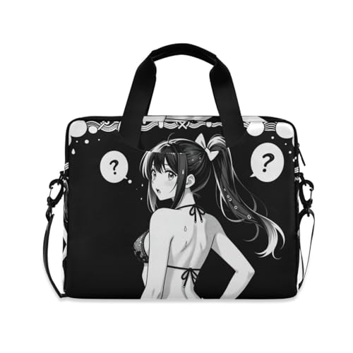 Funda para laptop portátil de 15.6 pulgadas con correa y asa miniatura 1