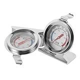 EXHUMKY 2 Stück Ofenthermometer, Edelstahlthermometer, Temperaturmesser, Temperaturmesswerkzeug, Ofentemperaturanzeige, Küchenthermometer, Temperaturmonitor, Thermometer Für Den Koch