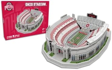 Pro Lion 3D Jigsaw Puzzle of Ohio Stadium Construction Building Kits - 77 Pieces | Ohio State Buckeyes Football Gifts for Boys, Adults, Men & Kids Aged 7+ | Puzzles Games Kit for Creative Fans