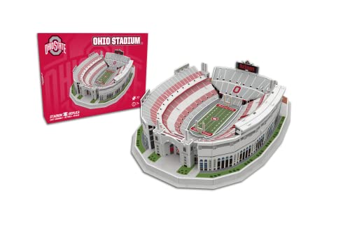 Pro Lion 3D Jigsaw Puzzle of Ohio Stadium Construction Building Kits - 77 Pieces | Ohio State Buckeyes Football Gifts for Boys Adults Men & Kids Aged 7+ | Puzzles Games Kit for Creative Fans