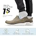 Imagen de FitVille Slip On Zapatillas Deportivas de Horma Ancha para Hombre Sin Cordones Zapatos Transpirables