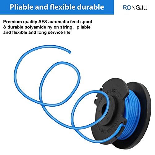 image for RONGJU 6 Pack Weed Eater Spool for Greenworks 21332 21342 24V 40V 80V 