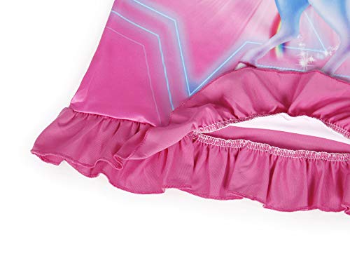WonderBabe Meninas Arco-Íris Unicórnio Pijamas infantis Desenhos Animados Impressão Nightgowns Crian
