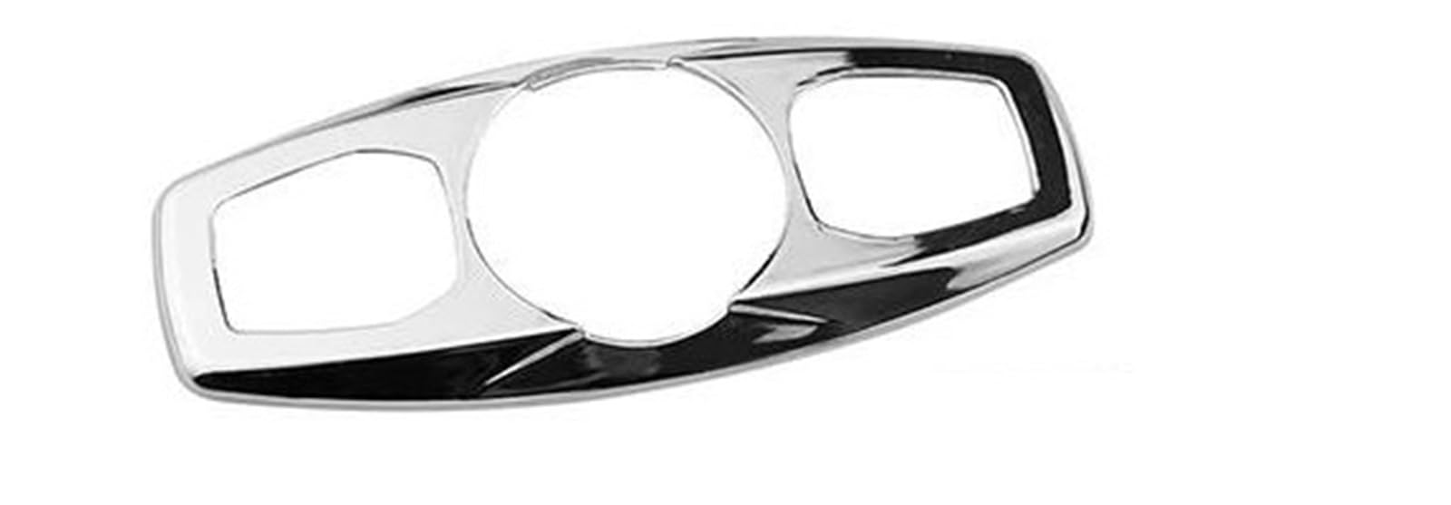 Interior Styling Cover Reading Lights Decorative Cover Stickers for Ford for Focus 3 MK3 for Kuga for Escape for Mondeo for Everest(Chrome)