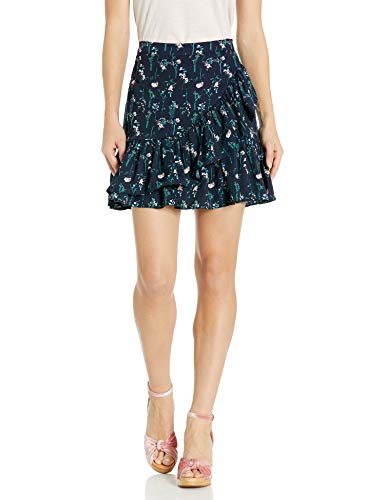 Sugar Lips Women's Floral Ruffle Mini Skirt - Main Image