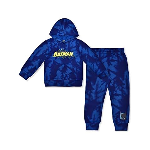 Warner Bros. Batman Boys Hoodie and Pants Set for Toddler and Little Kids Cover