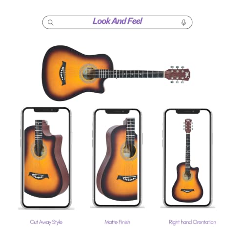 Blueberry B-38CM 38 Inch Acoustic Guitar Kit - Image 3