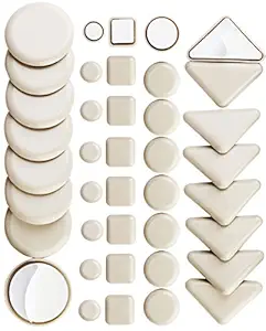 40 Pack Combo Self Stick Furniture Glider for Carpet Furniture Moving Slider Carpet Slider,Self-adhesive Furniture Slider,Moving Pads Moving Furniture Sliders,Self Adhesive Sliders Furniture Glides