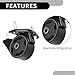 Partuto Engine Motor Mount No.1237102060 - Car Rear Rear Engine Mounting - for Toyota Corolla 1.6L 1.8L 1993-1997 1 Pc