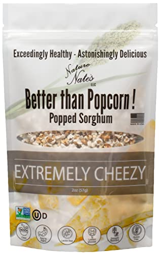 Nature Nate’s Popped Sorghum, Extremely Cheezy - Organic, Keto & Gluten Free, Healthy Snacks, Better Than Popcorn, Made In Usa - 2 Ounce (Pack Of 6) #TOP1