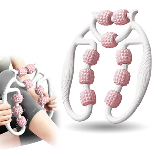 Miuuipi Bein Massageroller mit 9 Rädern HXJTAMQ