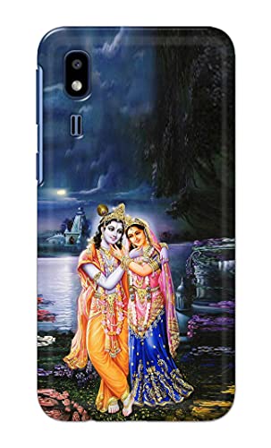 Image of Printed Hard Back Cover Case for Samsung Galaxy A2 Core Back Cover (Radha Krishna) -1803