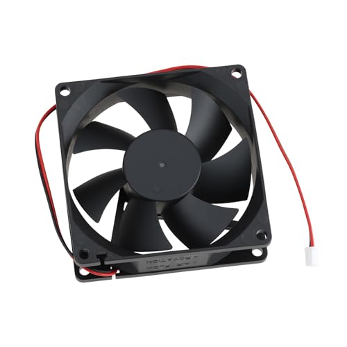 SG Store Ventilador de Refrigeración de Fuente de Alimentación 8025 12 V Conector de 2 Pines Compatible con AD0812HS-A70GL Ventilador de Caja