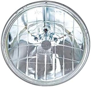 Octane Lighting 5-3/4" 12V Halogen Crystal Clear HI/LOW Beam Sealed Beam Glass Headlight Headlamp Light Bulb 12 volt