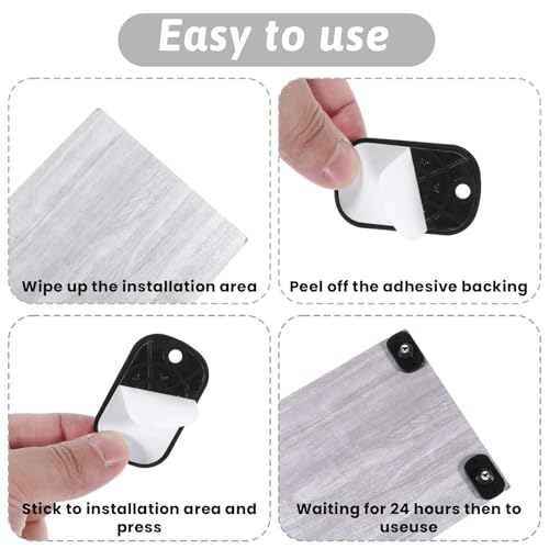 Tucnoeu 8pcs Kugelrollen für Möbel - Selbstklebende Mini Rollen für Küchengeräte, 360° Schwenkbare Universalrad-Rollen, Ideal für Kleine Möbel und Geräte(Schwarz)