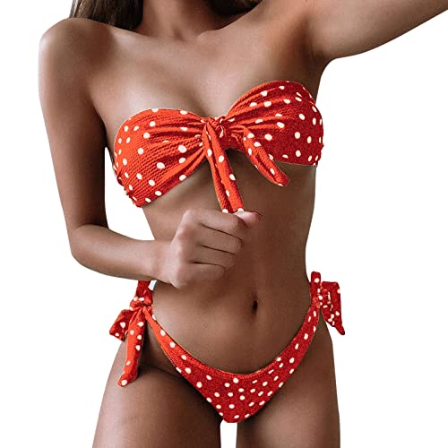 Photo de AMDOLE Deals Under 20 Dollars Shorts Plage Maillot de Bain Femme Commerce extérieur à imprimé Sexy Bikini Corps séparé Bikini Hauts De Bikini Discounted Items in Warehouse Deals