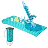 XtremepowerUS 30ft InGround Suction Vacuum Pool Cleaner Set – Climb Wall...