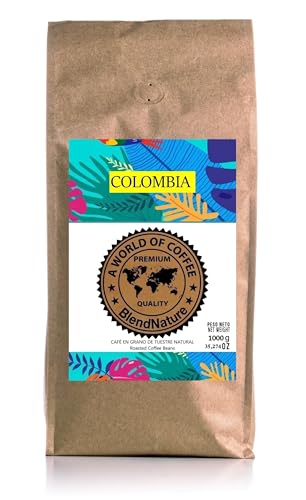 Café en Grano 1kg Natural Colombia 100% Arabica-Calificación 82 p...